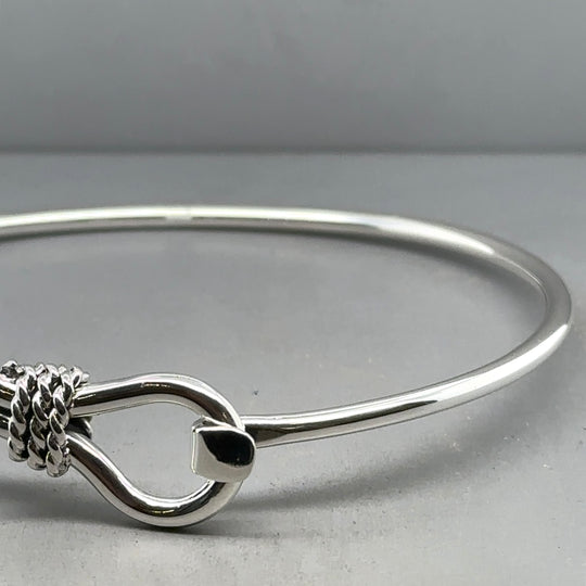 Sterling Silver Slim Loop Bangle (NEW!)