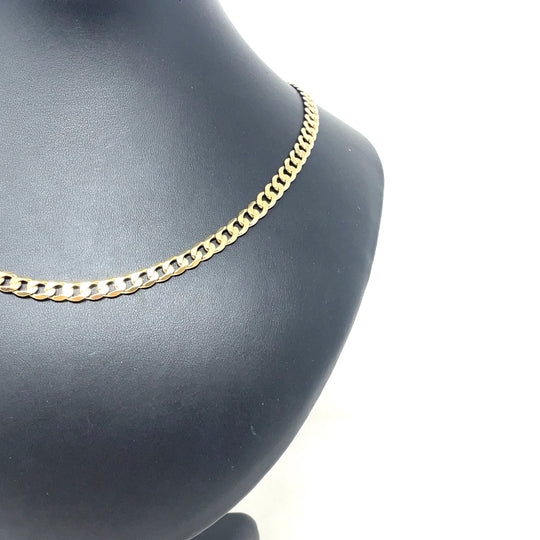 9ct Yellow Gold Curb Chain (20")