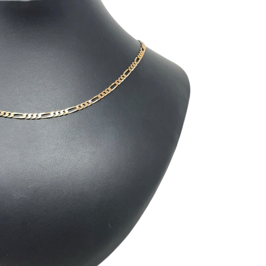 9ct Yellow Gold Figaro Chain (18")