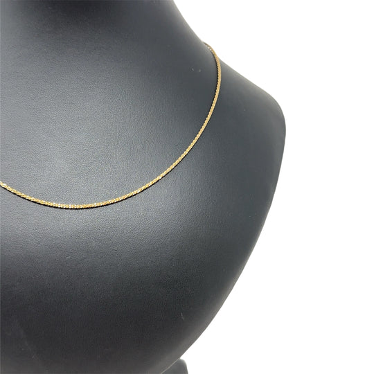 9ct Yellow Gold Fine Fancy Chain (18")