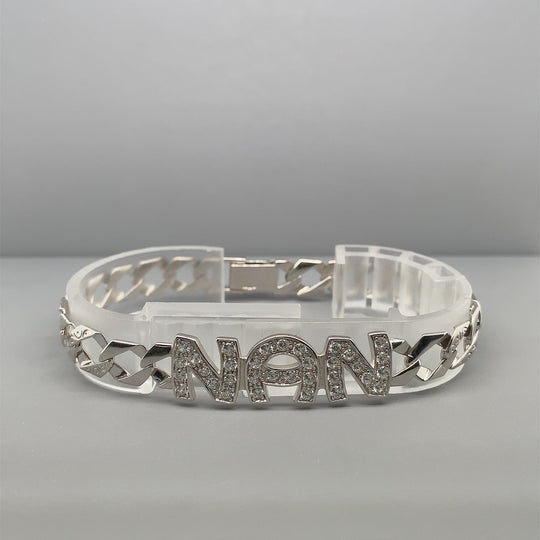 Sterling Silver Cubic Zirconia Nan Bracelet (NEW!)